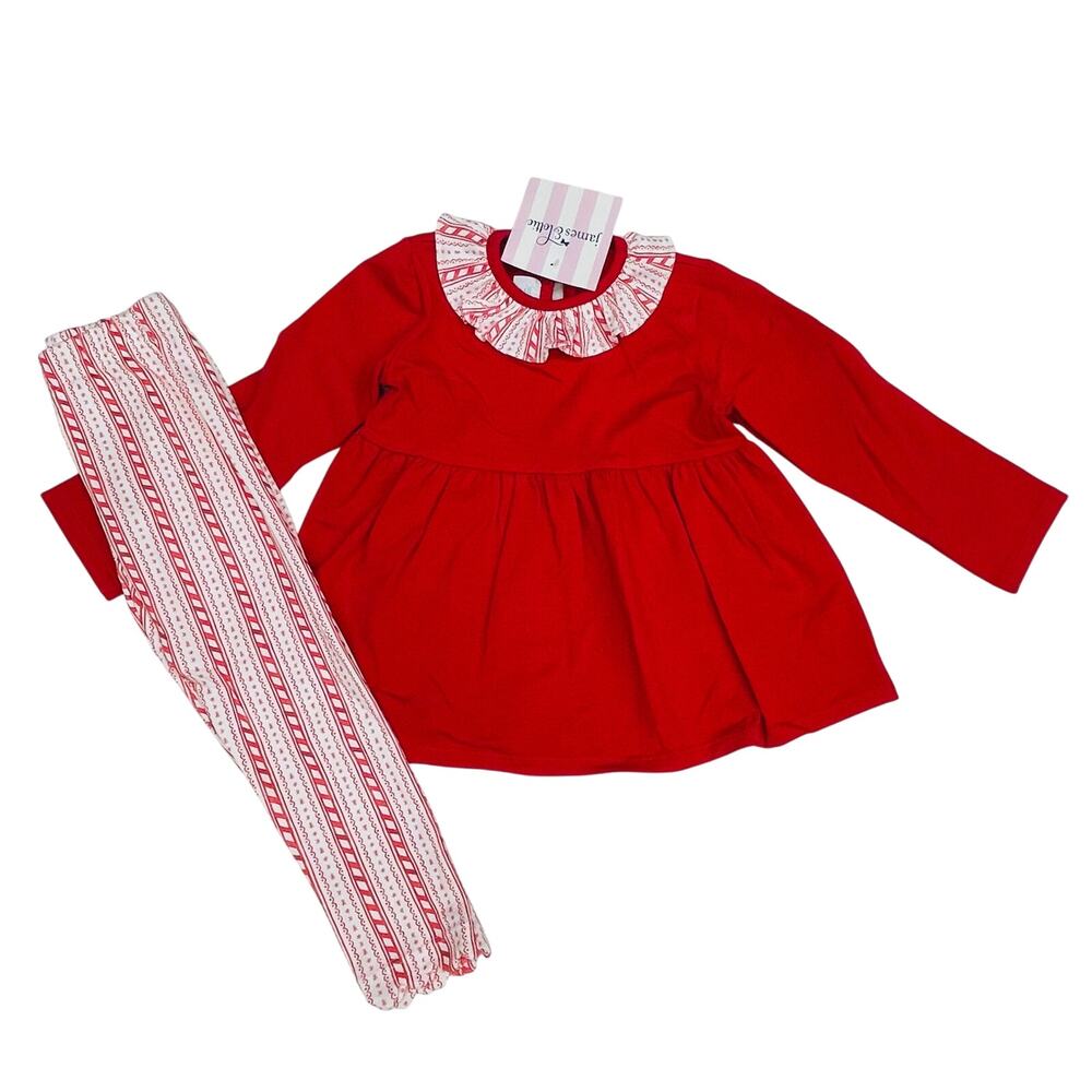 NWT James & Lottie Size 6 Peppermint Sally Legging Set